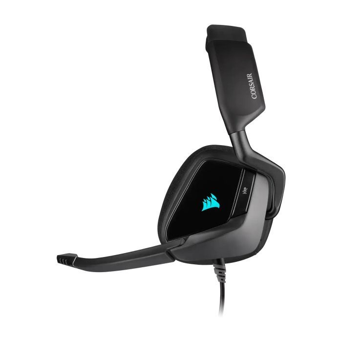 Навушники Corsair Void RGB Elite USB Premium with 7.1 Surround Sound Carbon (CA-9011203-EU) зображення 3
