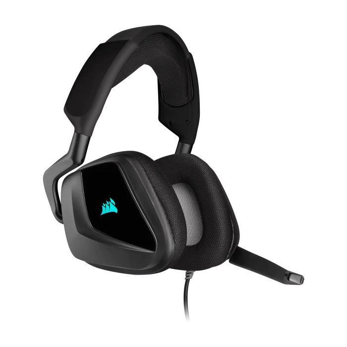 Навушники Corsair Void RGB Elite USB Premium with 7.1 Surround Sound Carbon (CA-9011203-EU) зображення 6