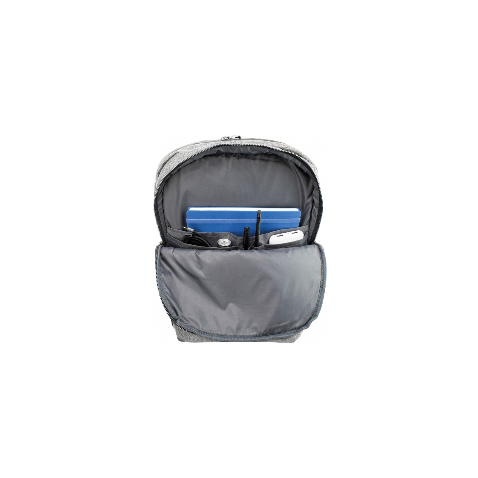 Рюкзак шкільний Optima 17.5" USB Techno унісекс 0.7 кг 16-25 л Чорний (O96906-01) зображення 3