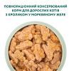 Вологий корм для кішок Optimeal з кроликом в морквяному желе 85 г (4820215365840) зображення 6