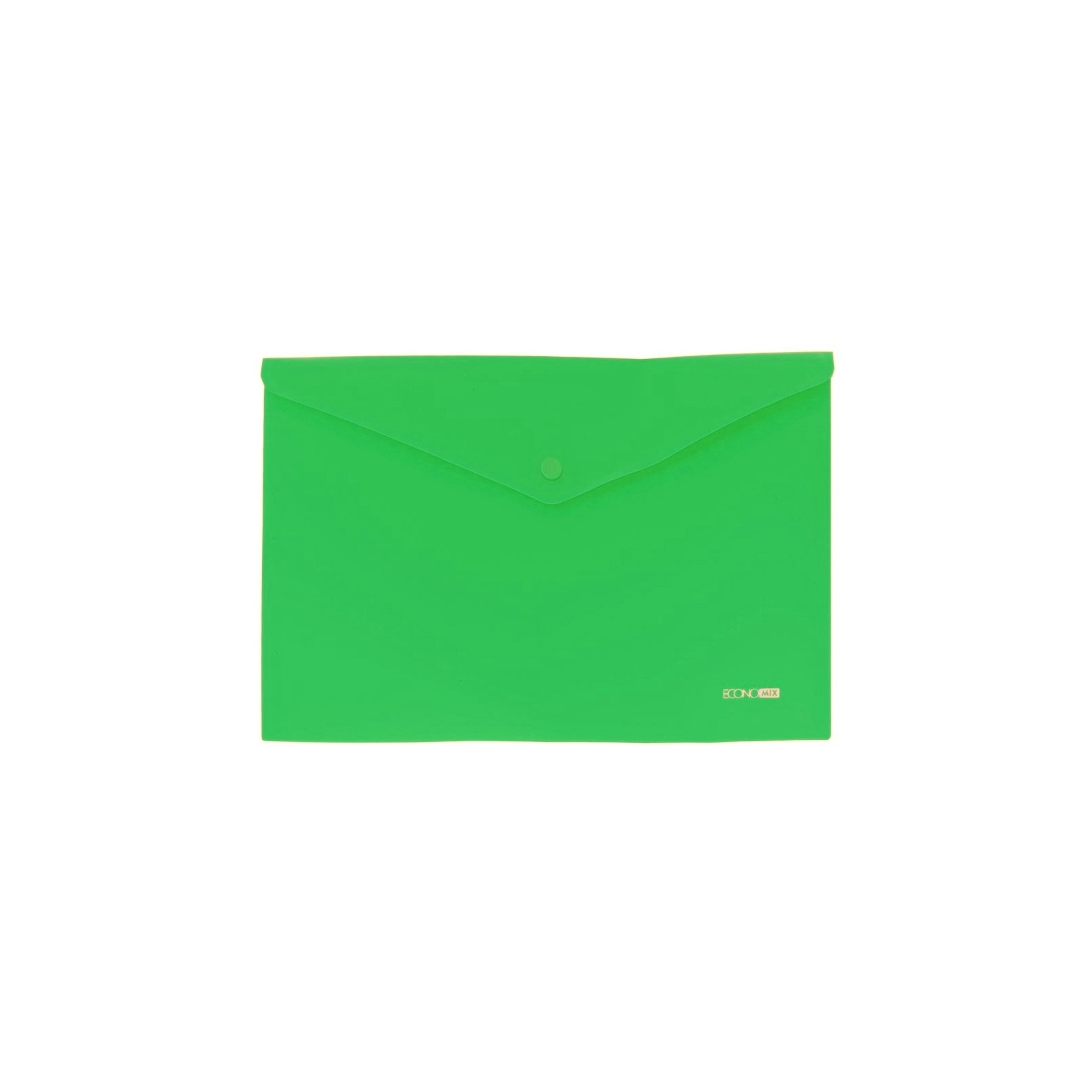 Папка - конверт Economix А4 180 мкм, непрозора, фактура "помаранч", зелена (E31305-54)
