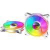 Кулер для корпуса Gamemax FN-12Rainbow-Q-Infinity WT изображение 5