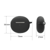 Чохол для навушників BeCover Silicon для OPPO Enco Air 1/ Air 2 Black (709568) зображення 3