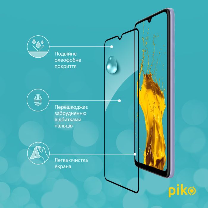 Стекло защитное Piko Full Glue Xiaomi Redmi 12C (1283126573781) изображение 5