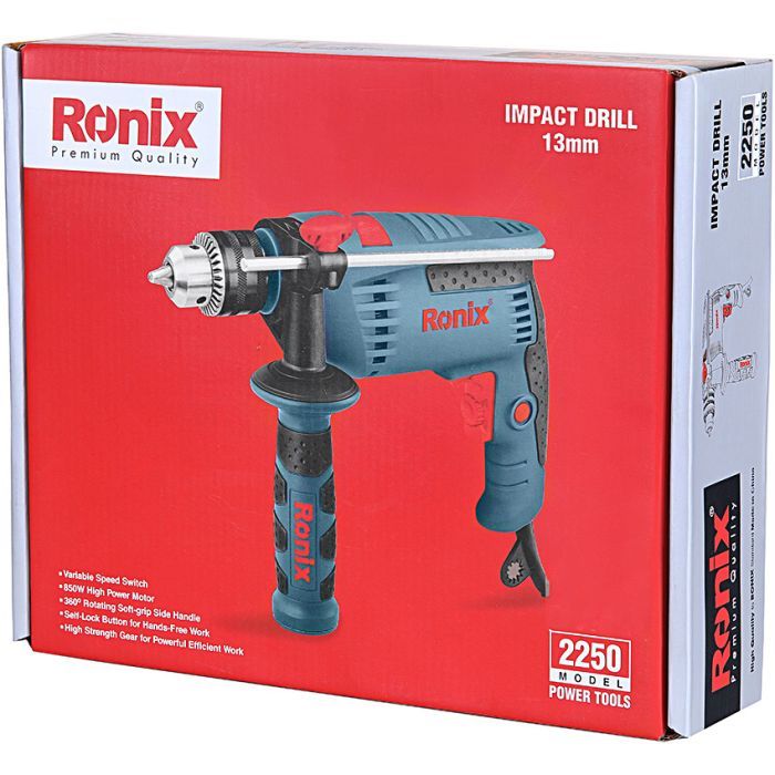 Дриль Ronix ударний 850Вт (2250) зображення 5