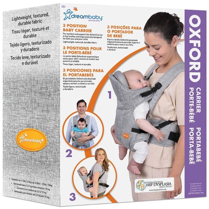 Рюкзак-переноска DreamBaby Oxford Denim Grey (G265) изображение 2