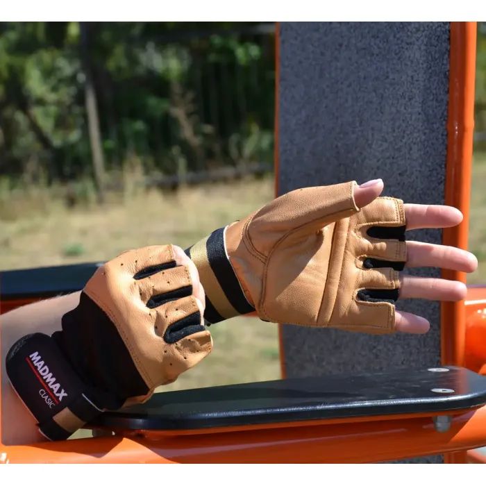 Перчатки для фитнеса MadMax MFG-248 Clasic White XXL (MFG-248-White_XXL) изображение 8