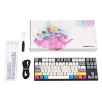 Клавиатура Varmilo VEA87 CMYK 87Key Cherry Mx Red USB UA White LED Black (A23A024D4A3A17A007) изображение 2
