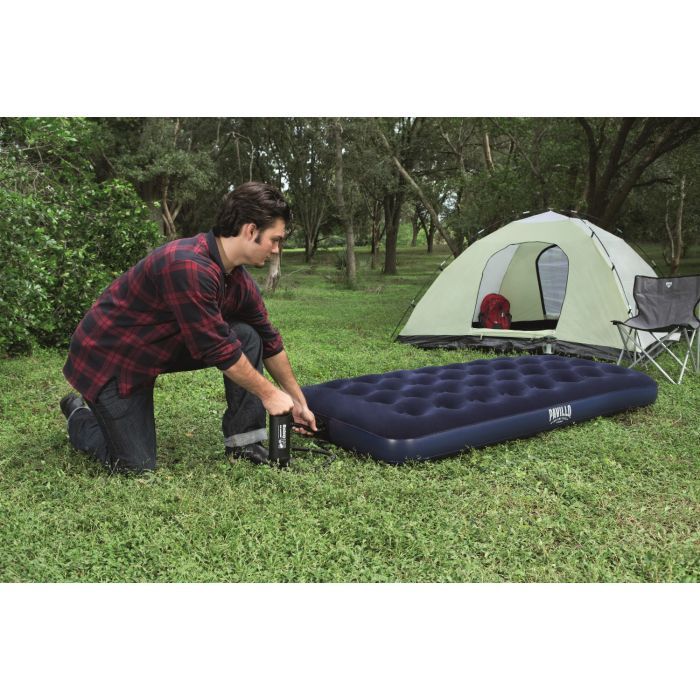 Матрас надувной BestWay Pavillo велюр Синій 99 x 188 x 22 см (67001) изображение 11