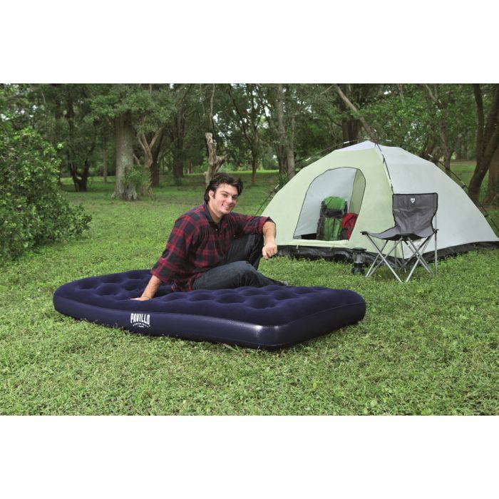 Матрас надувной BestWay Pavillo велюр Синій 99 x 188 x 22 см (67001) изображение 5