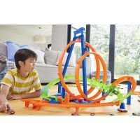 Автотрек Hot Wheels Гигантская петля Бешеные столкновения (HNL97) изображение 6