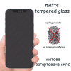 Скло захисне Drobak Matte Glass A+ Apple iPhone 13 Pro Max (Black) (292944) зображення 5