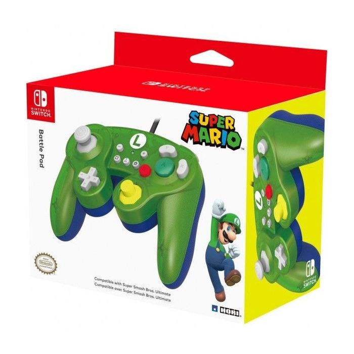 Геймпад Hori Battle Pad (Luigi) for Nintendo Switch (NSW-136U) изображение 3