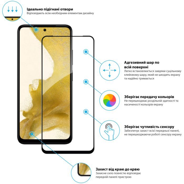 Стекло защитное Global Full Glue Xiaomi Redmi Note 12S (1283126564963) изображение 3