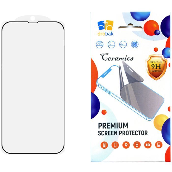 Скло захисне Drobak Ceramics Apple iPhone 15 Plus (292920)