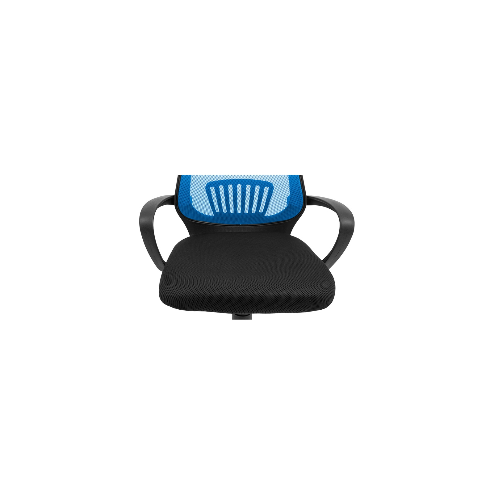 Офісне крісло Richman Стар Хром Піастра Сітка чорна + синя (ADD0003154) зображення 6