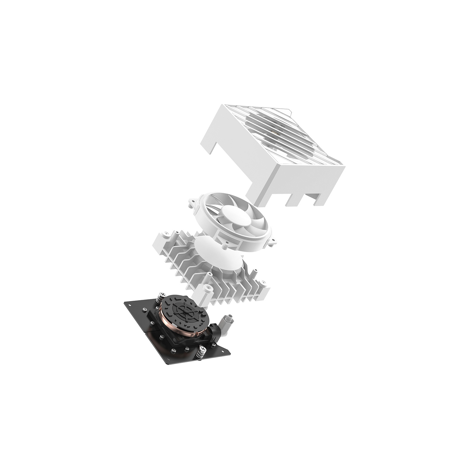Система рідинного охолодження ID-Cooling DASHFLOW 360 XT LITE WHITE зображення 5