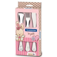 Photos - Cutlery Set Tramontina Набір столових приборів  Baby Le Petit Рожевий 3 предмети (66973 