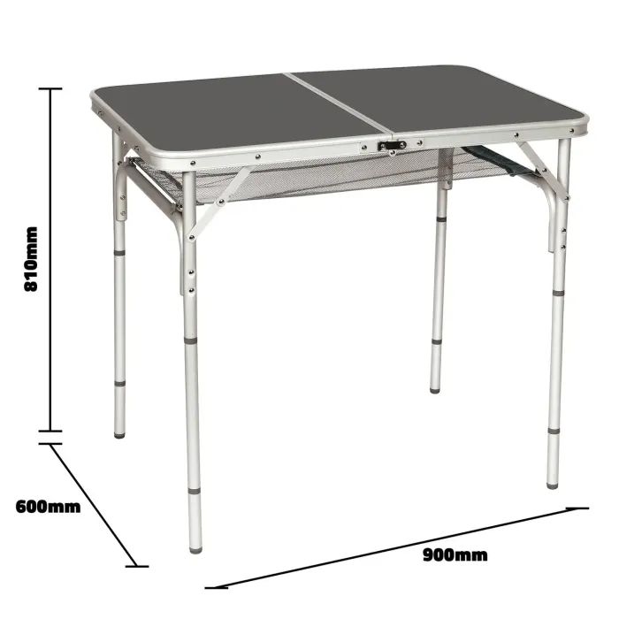 Туристичний стіл Bo-Camp Case Model 90 x 60 см Сірий (1404393) (DAS301469) зображення 7