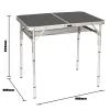 Туристичний стіл Bo-Camp Case Model 90 x 60 см Сірий (1404393) (DAS301469) зображення 7