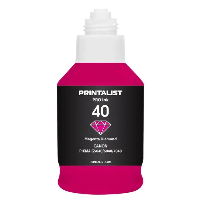 Чорнило Printalist Canon GI-40 для G5040/G6040 190г Magenta (PL40M) зображення 2