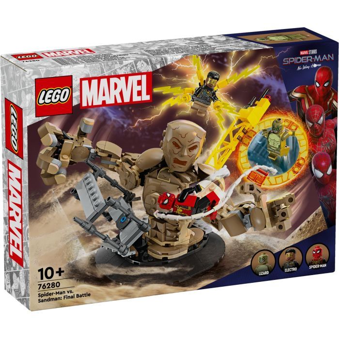 Конструктор LEGO Super Heroes Человек-Паук vs. Песчаный человек: Решающая битва 347 деталей (76280)