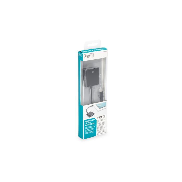 Перехідник MicroHDMI to VGA (M/F) Full HD Digitus (DA-70460) зображення 4