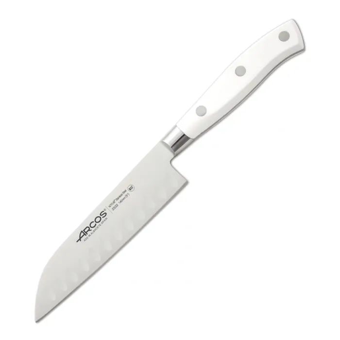 Кухонный нож Arcos Riviera Сантоку 140 мм White (233224)