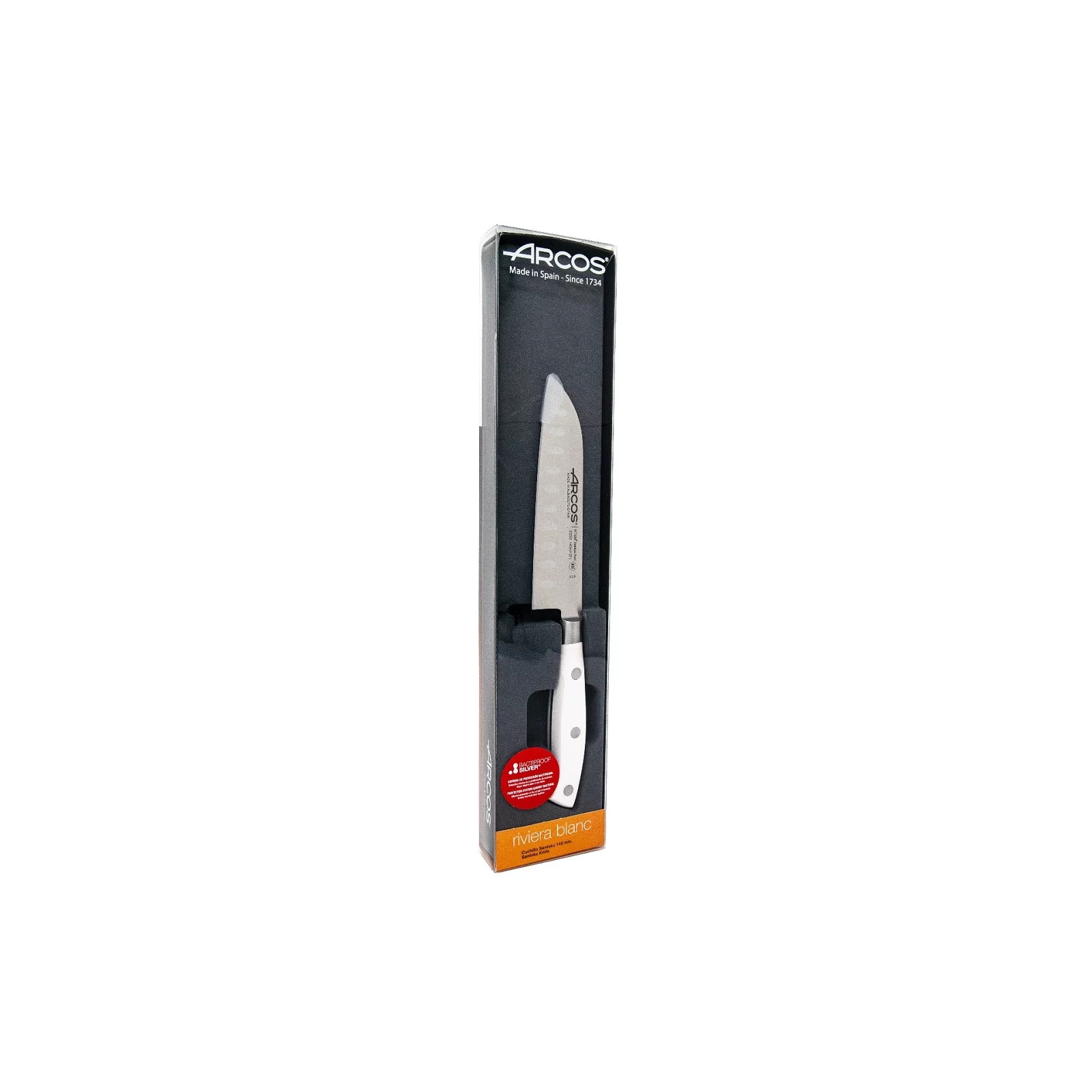 Кухонный нож Arcos Riviera Сантоку 140 мм White (233224) изображение 3