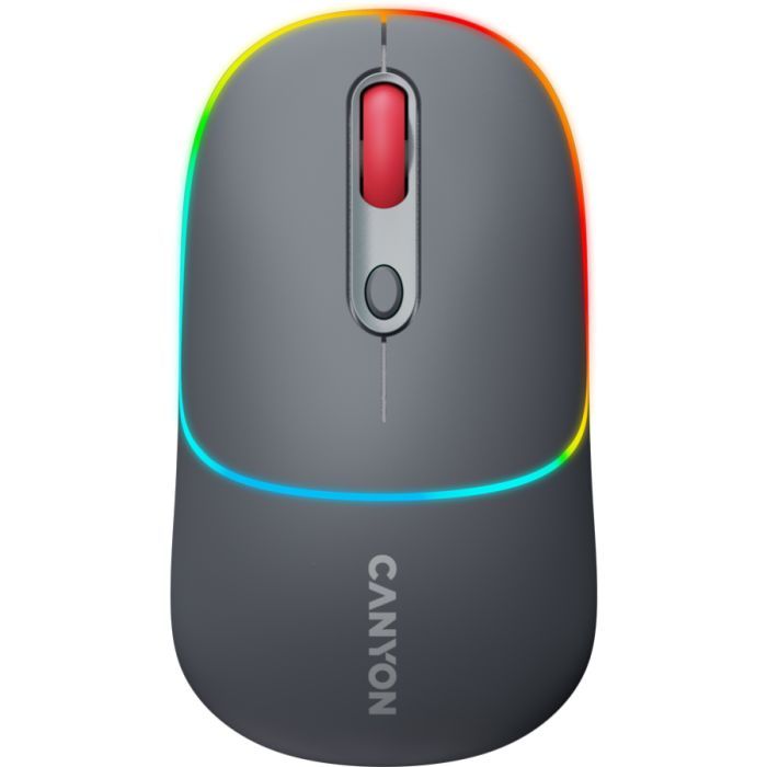 Мышка Canyon MW-22 Dual Band RGB Wireless Pearl Rose (CNS-CMSW22PR)