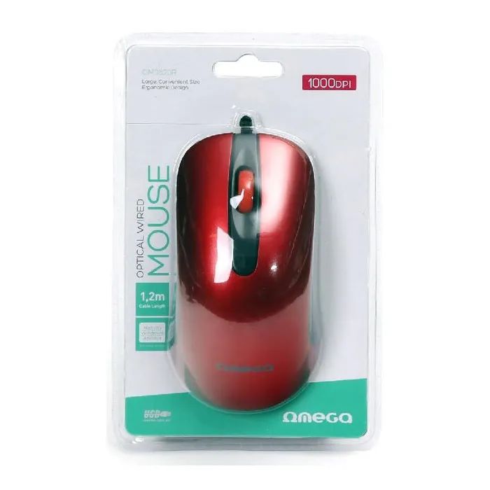 Мышка Omega OM-520 USB Red (OM0520R) изображение 4