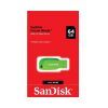 USB флеш накопитель SanDisk 32GB Cruzer Blade Green USB 2.0 (SDCZ50C-032G-B35GE) изображение 2