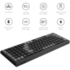 Клавіатура OfficePro SK985B Wireless/Bluetooth Black (SK985B) зображення 10
