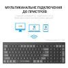 Клавіатура OfficePro SK985B Wireless/Bluetooth Black (SK985B) зображення 12
