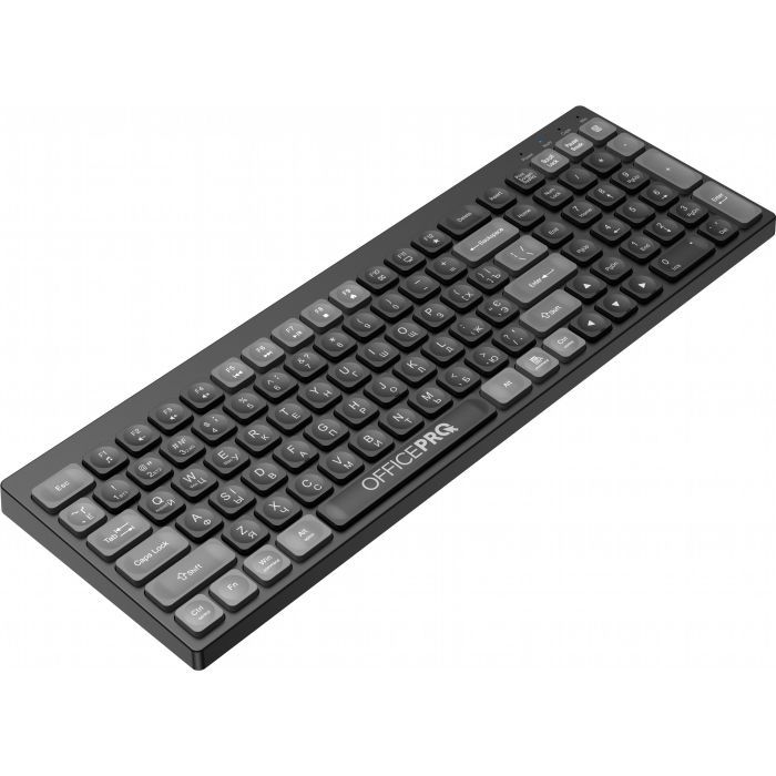 Клавиатура OfficePro SK985B Wireless/Bluetooth Black (SK985B) изображение 3