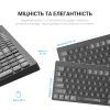 Клавіатура OfficePro SK985B Wireless/Bluetooth Black (SK985B) зображення 8