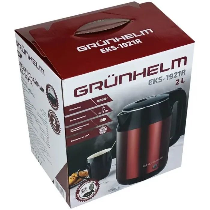 Электрочайник Grunhelm EKS-1921R изображение 5