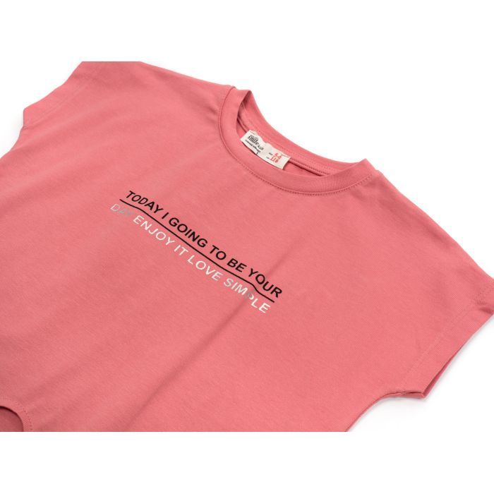 Набір дитячого одягу Smile із шортами (7012-134G-peach) зображення 7