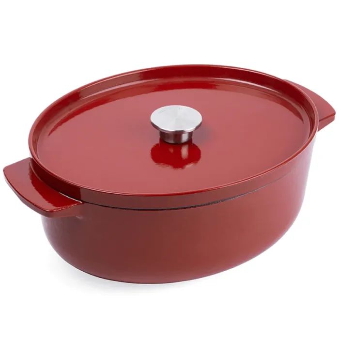 Гусятница KitchenAid Cast Iron 30 см 5,6 л Червона (CC006063-001)