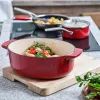 Гусятница KitchenAid Cast Iron 30 см 5,6 л Червона (CC006063-001) изображение 5