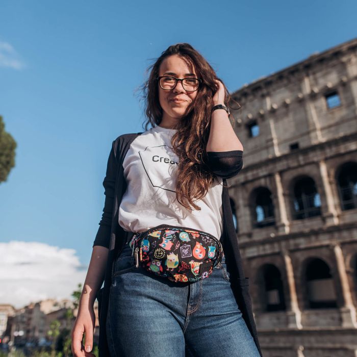 Сумка-бананка Bagland Bella 2 л. сублімація (45) (00202664) зображення 4