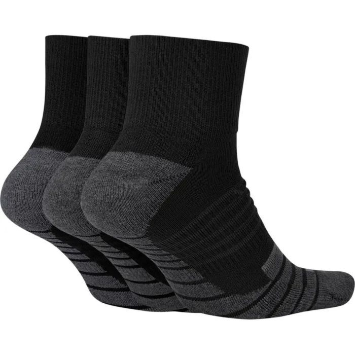 Шкарпетки Nike U NK EVRY MAX CUSH ANKLE 3PR SX5549-010 46-50 3 пари Чорні (091206422925) зображення 2