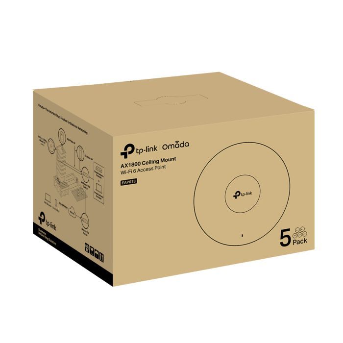 Точка доступа Wi-Fi TP-Link EAP613-5-PACK изображение 6