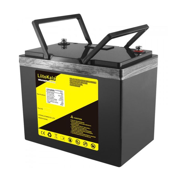 Батарея LiFePo4 Liitokala LiFePO4 12V-100Ah LCD (12V 100Ah LiFePO4 LCD)