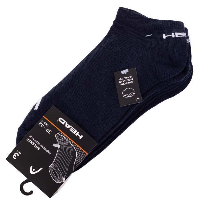 Носки Head Sneaker 3P Unisex 761010001-321 3 пари Синій 35-38 (8718824272405) изображение 6