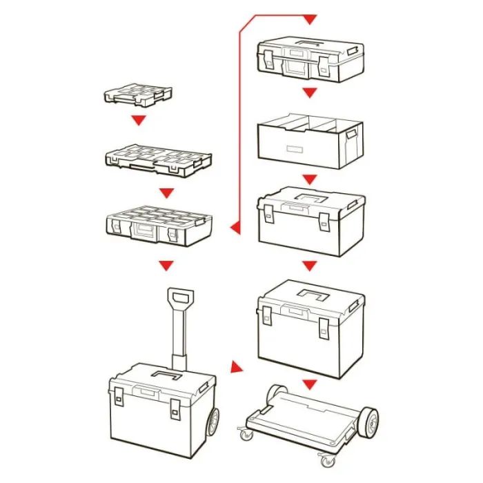 Ящик для инструментов QBRICK SYSTEM ONE 350 2,0 PROFI (SKRQ350P2CZAPG003) изображение 5
