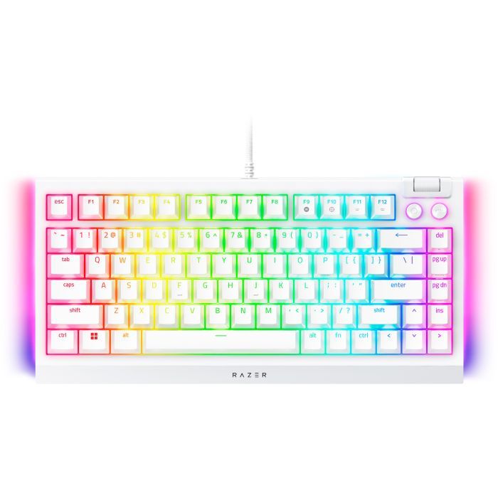 Клавиатура Razer BlackWidow V4 75 USB UA White (RZ03-05001700-R3M1) изображение 3