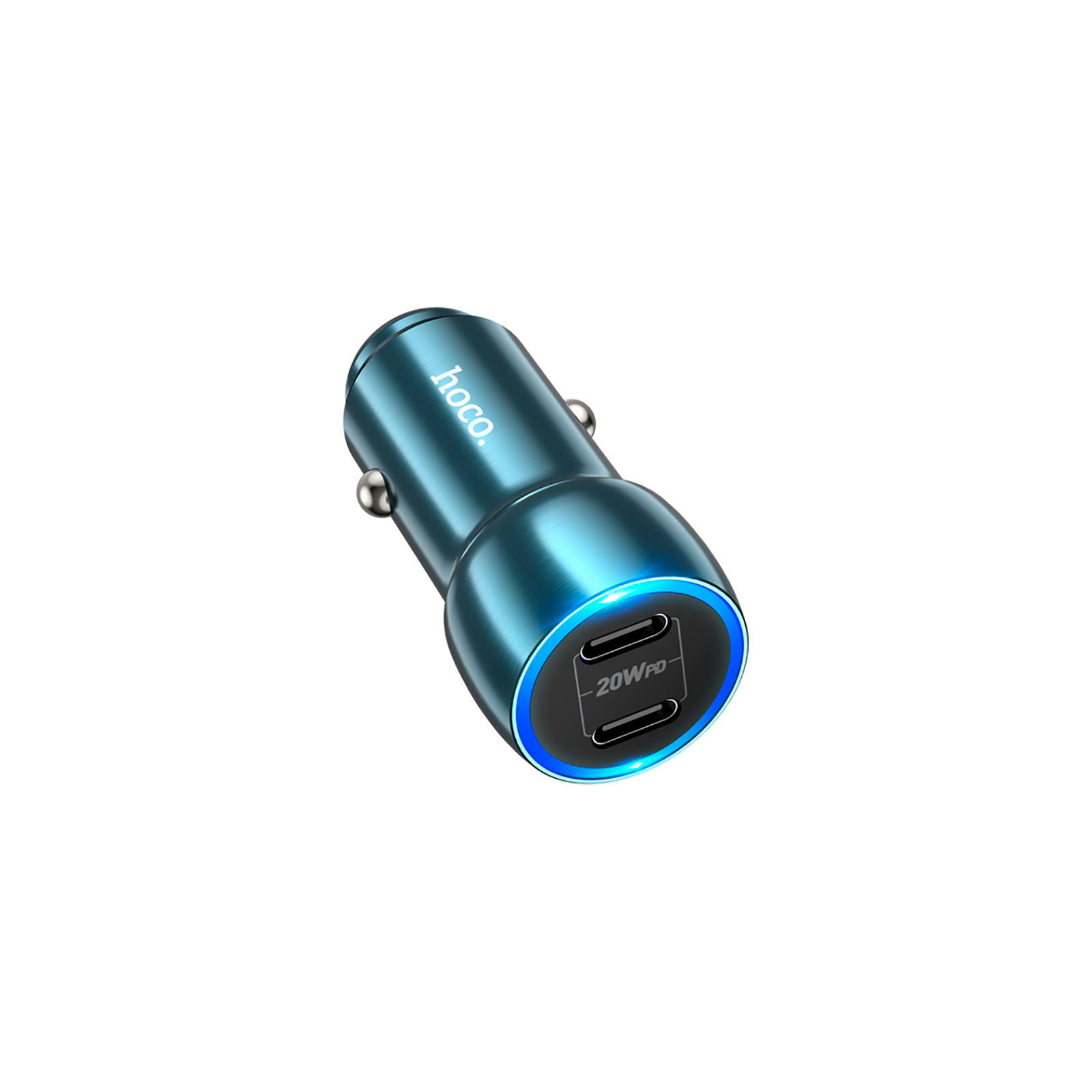 Зарядное устройство HOCO Type-С/Type-C Sapphire Blue (6931474795007) изображение 2