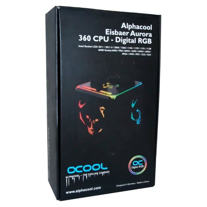 Система жидкостного охлаждения Alphacool AURORA 360/DIGITAL RGB 11730 изображение 9