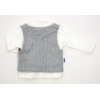 Набор детской одежды Miniworld с жилетом (14695-68B-gray) изображение 4